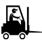 Forklift trainee icon