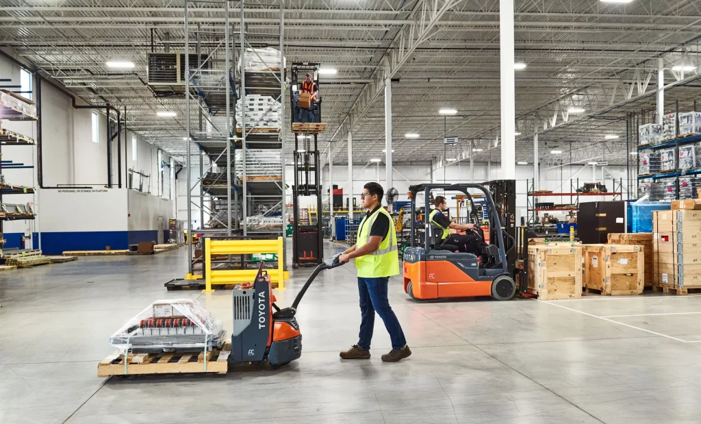 What steps should be taken to reduce the risk of damage to forklifts?