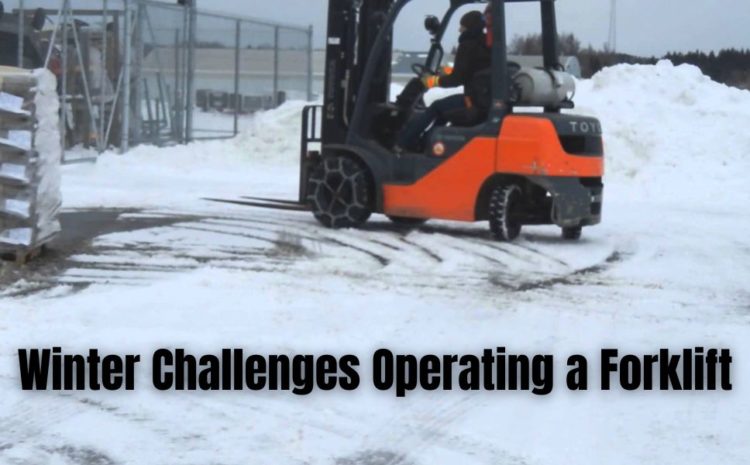  Snowy Struggles: Navigating Winter Challenges Operating a Forklift